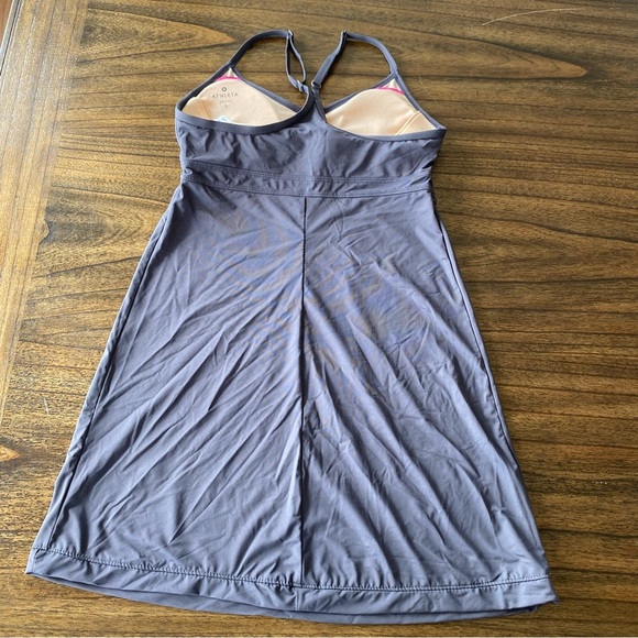 Athleta Women’s Shorebreak Swim Dress Gray Size small resort beach wear - Picture 4 of 6